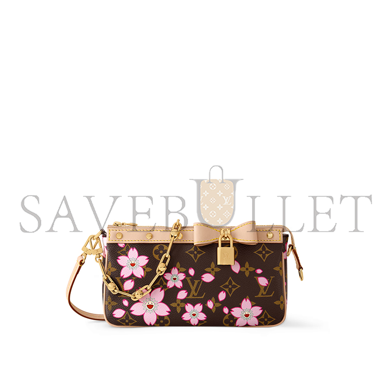 LOUIS VUITTON MURAKAMI LV × TM POCHETTE ACCESSORY M13666 (22*13*4cm) LOUIS VUITTON MURAKAMI LV × TM POCHETTE ACCESSORY M13666 (22*13*4cm)